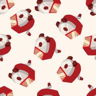 Pencil sharpeners cartoon seamless pattern background N2