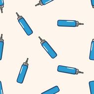 Correction Fluid cartoon seamless pattern background N3