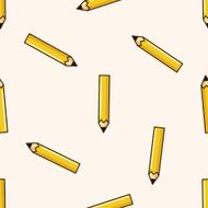 pencil cartoon seamless pattern background N5
