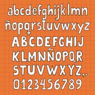Alphabet handmade