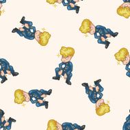 student cartoon seamless pattern background N64