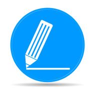 Flat icon of notes N2