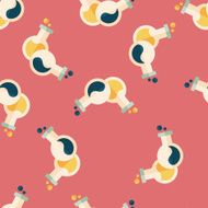 test tube flat icon eps10 seamless pattern background
