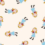 student cartoon seamless pattern background N69