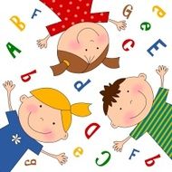 Children on the school N2