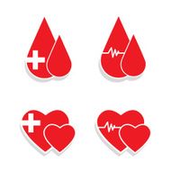 Drops of blood with typed groups N2
