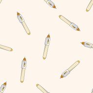 pencil cartoon seamless pattern background N7