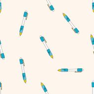 automatic pencil cartoon seamless pattern background N3