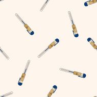 pen cartoon seamless pattern background N8