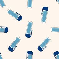 Correction Fluid cartoon seamless pattern background N4