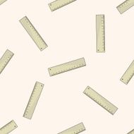 ruler cartoon seamless pattern background N7