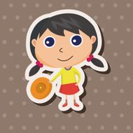 student cartoon theme elements N171