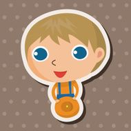 student cartoon theme elements N174