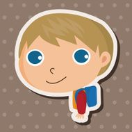 student cartoon theme elements N176