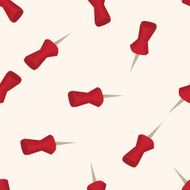 stationary pushpin cartoon seamless pattern background N2