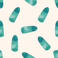stationary glue cartoon seamless pattern background