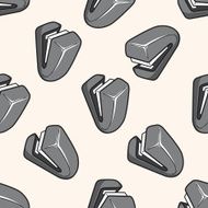 stationary stapler cartoon seamless pattern background N4