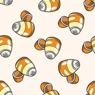 stationary glue cartoon seamless pattern background N2