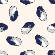 stationary eraser cartoon seamless pattern background N4