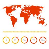 World Map Illustration N10