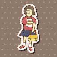 student cartoon theme elements N180