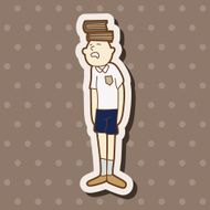 student cartoon theme elements N182