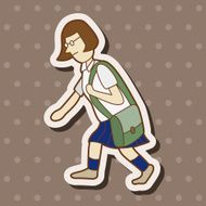 student cartoon theme elements N183