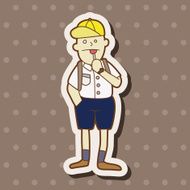 student cartoon theme elements N184