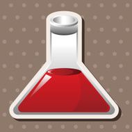 Test tubes and beakers theme elements N23