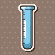 Test tubes and beakers theme elements N25