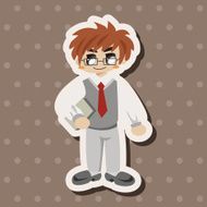 student cartoon theme elements N187