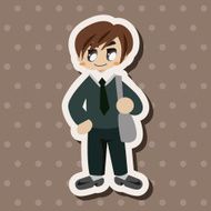 student cartoon theme elements N188