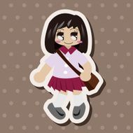 student cartoon theme elements N194