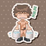 student cartoon theme elements N195