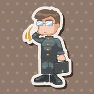 student cartoon theme elements N203