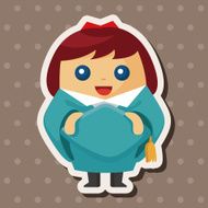 student cartoon theme elements N206