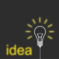 Vector modern light bulb background N8