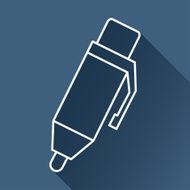 Vector pen icon Eps10