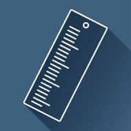 Vector ruler icon Eps10 N4