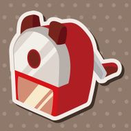 Pencil sharpeners theme elements N5