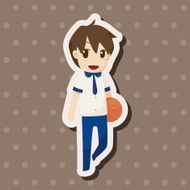 student cartoon theme elements N214