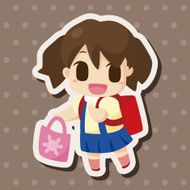 student cartoon theme elements N219