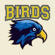 blue eagle head
