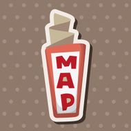 Travel equipment map theme elements N2