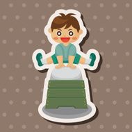 student cartoon theme elements N226