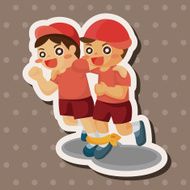 student cartoon theme elements N228
