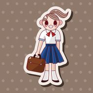 student cartoon theme elements N230