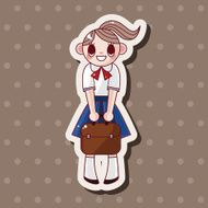 student cartoon theme elements N231