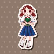 student cartoon theme elements N232