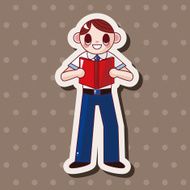 student cartoon theme elements N233